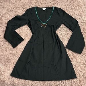 Calvin Klein Swimwear Women Black Stones Swim Cover Dress